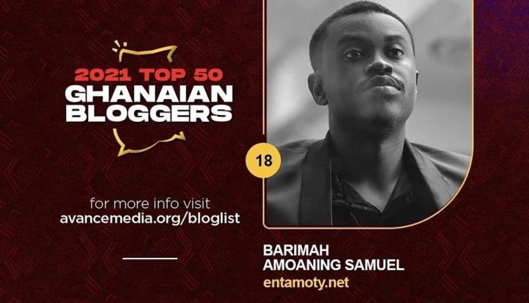 Entamoty listed among top 50 Ghanaian blogs by Avance Media