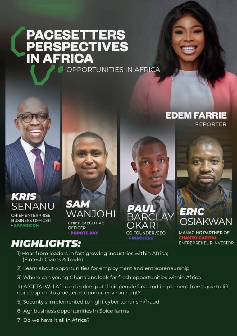 Perspectives, and Business Opportunities available for young Africans in Africa – Edem Farrie